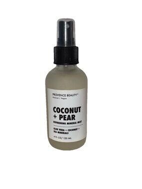 Provence Beauty Coconut & Pear Refreshing Mineral Mist 4fl Oz NEW